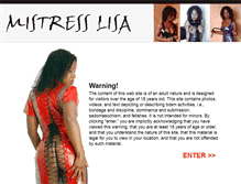 Tablet Screenshot of lisadomina.net